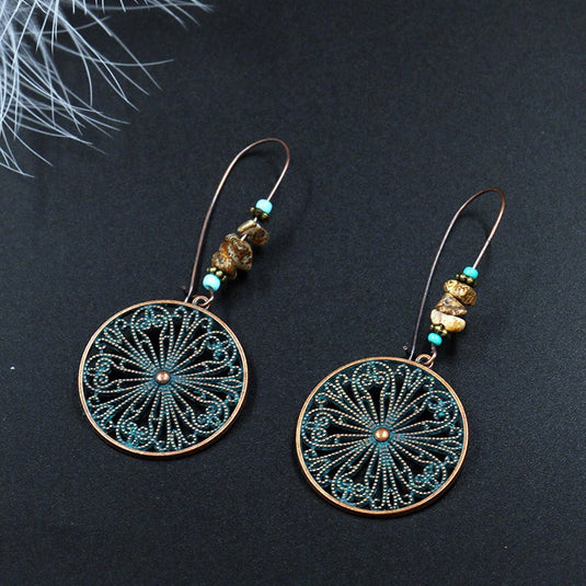 Ethnic Boho Vintage Tassel Dangle Drop Earrings