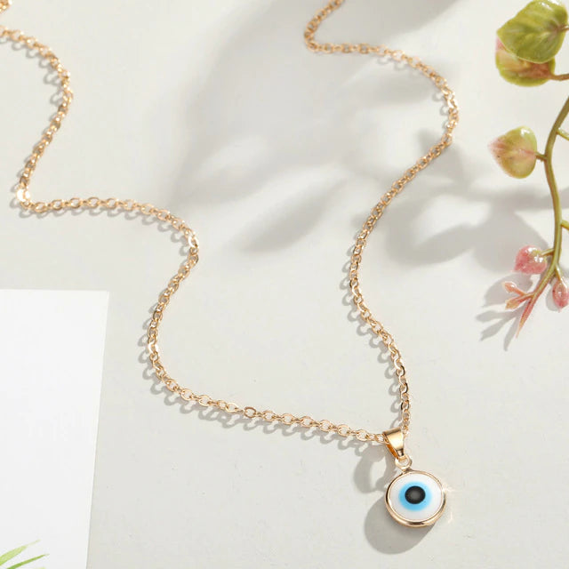 Blue Evil Eye Fashion Pendant