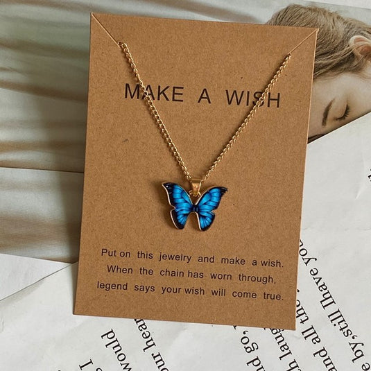 Colorful Butterfly Charm Pendants