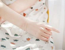 Load image into Gallery viewer, 925 Silver 3 layered Adjustable Bracelet