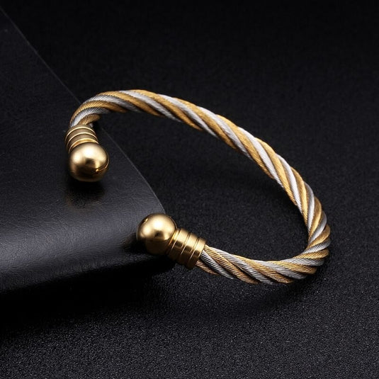Vintage Fashion Titanium Steel Cuff Bracelet / Bangle To Go For Any Occasion