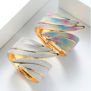 Unique and Colorful combination of colors in Cuff Bangles