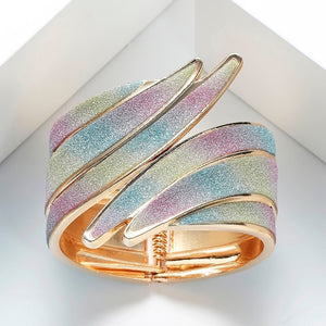 Unique and Colorful combination of colors in Cuff Bangles